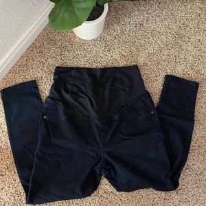Dark Wash Skinny Maternity Jeans
